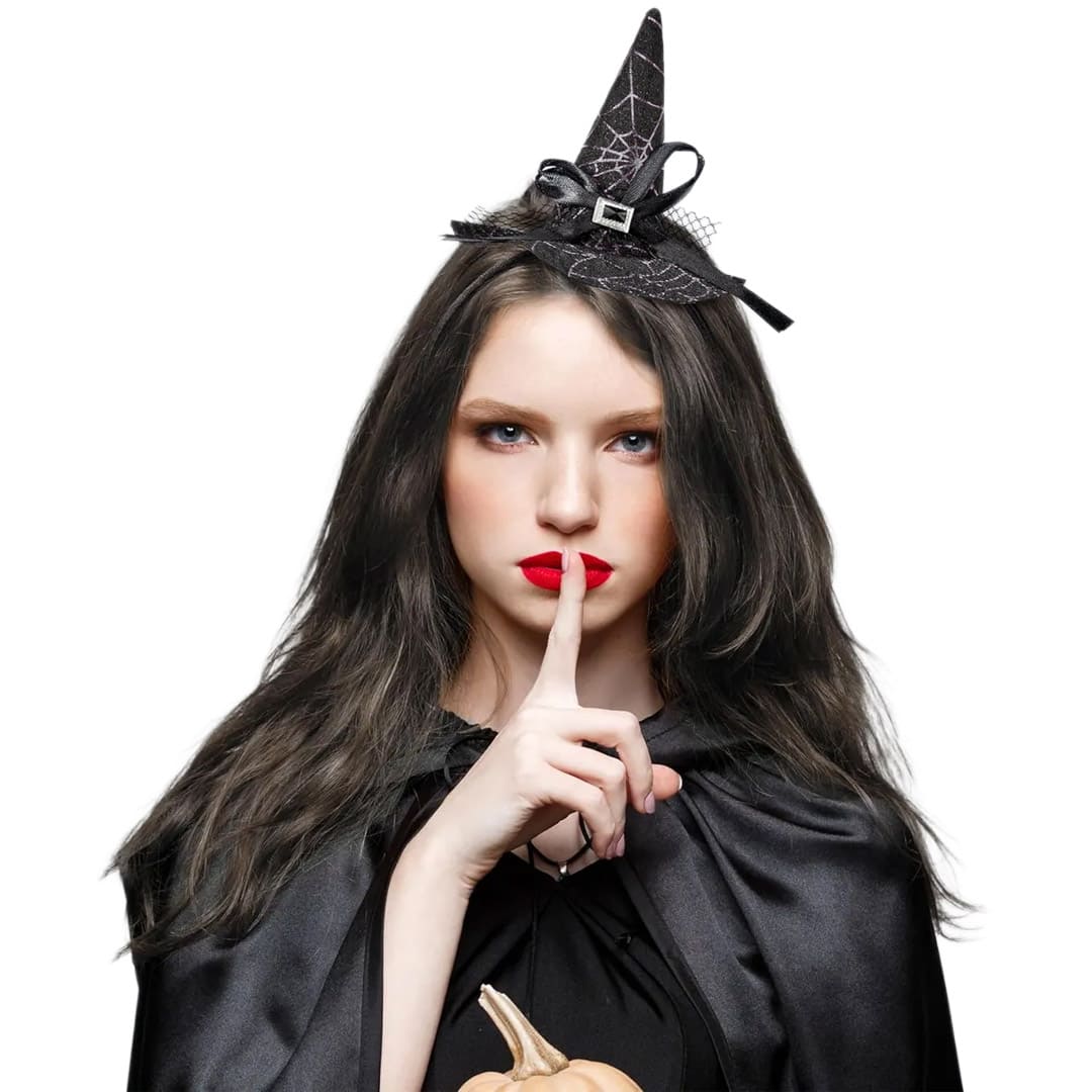 Ведьмовский мини-колпак на обруче