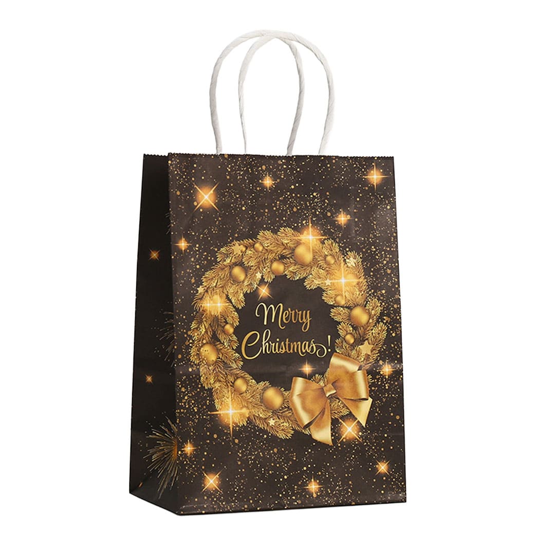 Новорічний паперовий пакет