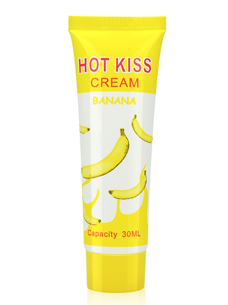Лубрикант Hot Kiss Банан на водной основе