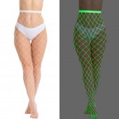 Колготки у велику сітку (світяться в темряві)